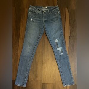 Levi’s 711 Destructed Skinny Jeans Sz 29